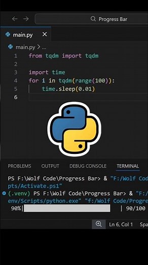 Easy Python Progress Bar 😮