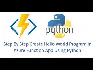 2) How to create first azure function using python | Hello world program in azure function app