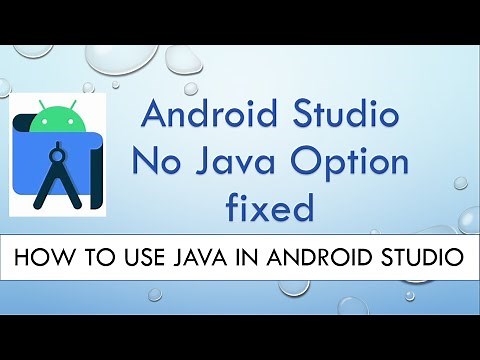 How to use JAVA Language in Android Studio. | FIXED: No JAVA option in Android Studio 2024