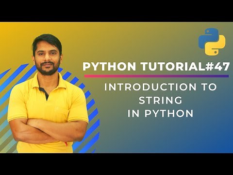 String in Python - In Hindi