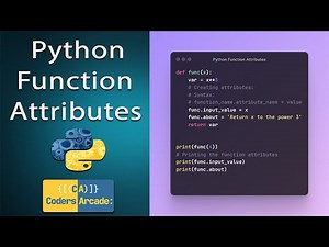 How To Set Function Attributes In Python