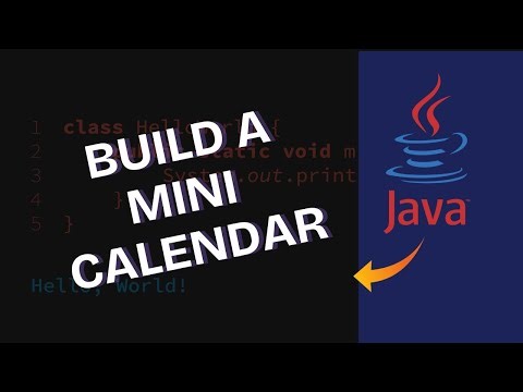 How to Build Mini Calendar in Java 2025?