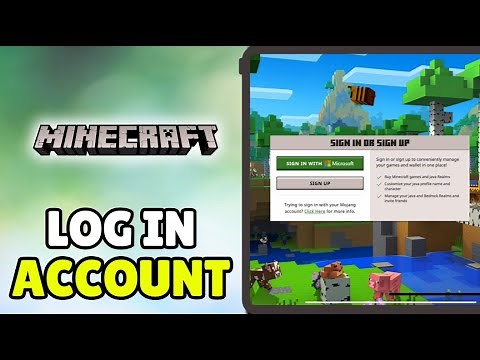 How To Login To Your Minecraft Account On PC - Login Minecraft Java Edition