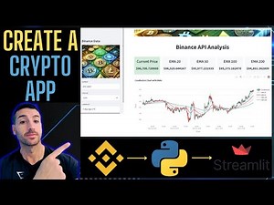How to create a Crypto Application with Python, Streamlit and Binance API