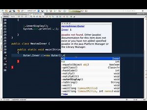 15.2 : Demo – Nested Inner Class — [Abdul Bari] Java Course