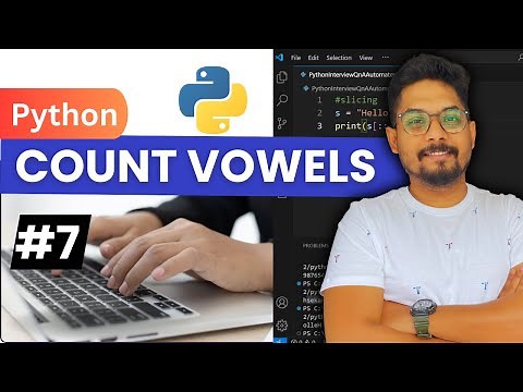 How to Count Vowels in a String in Python | Count Vowels in String in Python