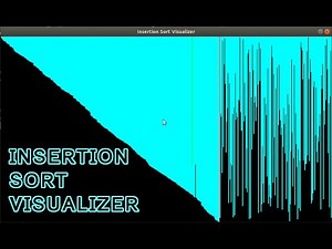 Insertion Sort Visualizer using Java Swing and Swing Worker