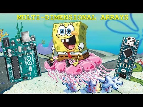 ✅Arduino lessons multidimensional arrays