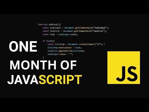 Month of JavaScript | A recap