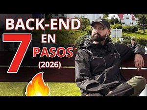 BACKEND EN 7 PASOS 💾 ¿Por donde empezar y que aprender para ser Desarrollador Web Back-end? *2026*