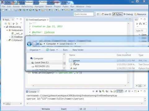 Python and XML Training | How to Create XML with Python and ElementTree