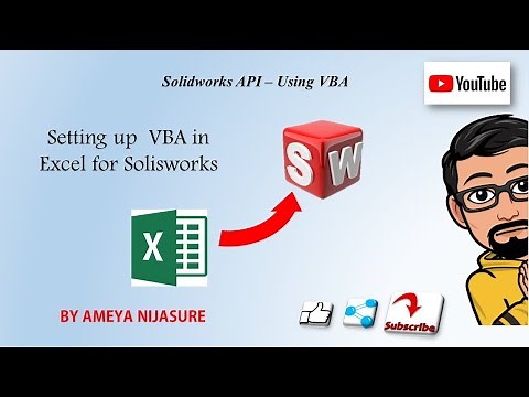 Solidworks API 01 - Setting up VBA in Excel for Solidworks