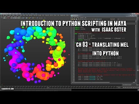 Introduction to Python Scripting in Maya, Ch 03 Translating MEL into Python