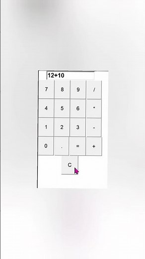 ⚡ Python GUI Calculator in 30 Seconds | Python Project for Beginners #shorts #python #coding