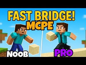 Minecraft Fast Bridging Guide – Build Like a Pro!MCPE