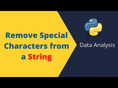 How to Remove Special Characters from a String