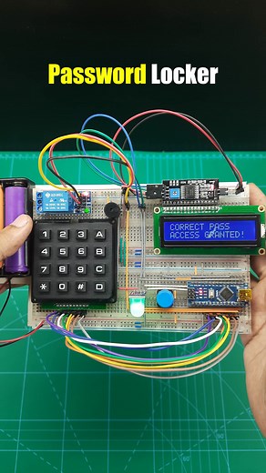 Password Lock System Using Arduino, Keypad, and LCD (CODE DIAGRAM) #electronics #diy #arduino #securitysystems | Real Tech