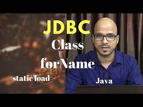16.5 Class forName use in JDBC