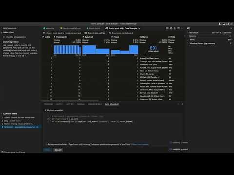 Data Wrangler Walkthrough