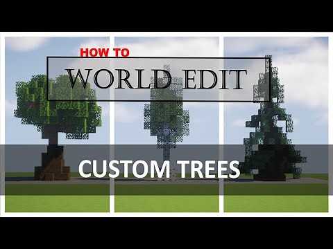 Minecraft Custom Tree Tutorial - WorldEdit Tutorial