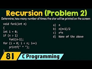 Recursion (Solved Problem 2)