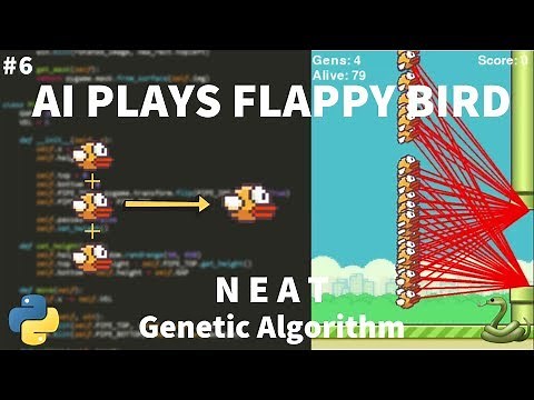 Python Flappy Bird AI Tutorial (with NEAT) - Implementing NEAT/Creating Fitness Function