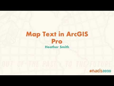 Map Text in ArcGIS Pro