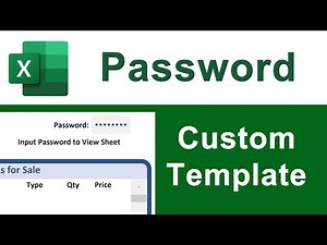 Custom Password Template to Auto-Hide Data in Worksheets