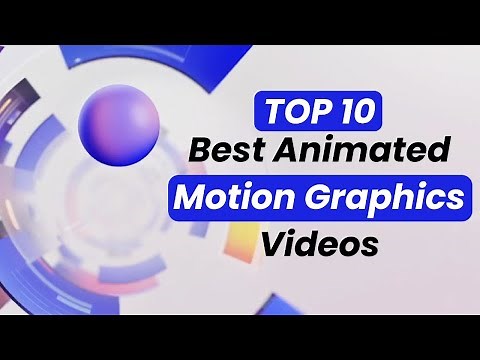 Top 10 Animated Motion Graphics Videos made in After Effects