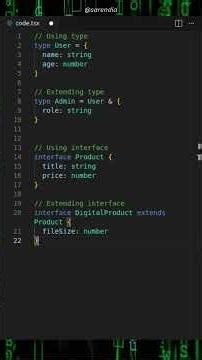 TypeScript Fundamentals — Interface vs Type (Ep 6)