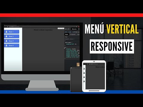 🤔 Cómo Hacer un MENÚ RESPONSIVE VERTICAL con HTML, CSS y Javascript en 3 FASES (Optimizado)