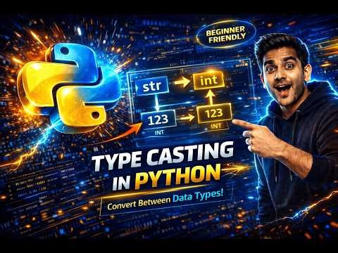 6.Type Casting in Python || KVSTRICKS || ‪@KVSTricks‬