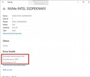 How to Check Drive Health and SMART in Windows 10 & 11 - MajorGeeks