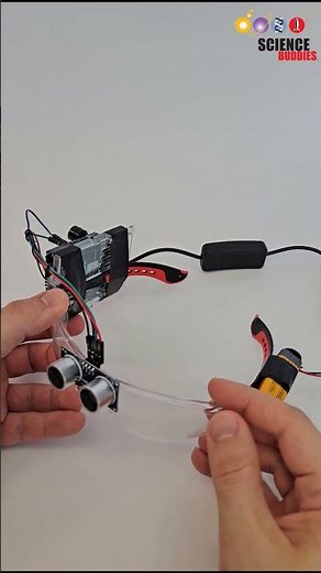 Using ultrasonic sensor to detect face-level obstacles ‪@Arduino‬