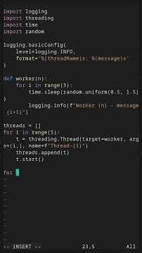 Thread-Safe Logging from Multiple Threads