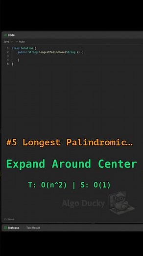 LeetCode 5: Longest Palindromic Substring in Just One Pass!