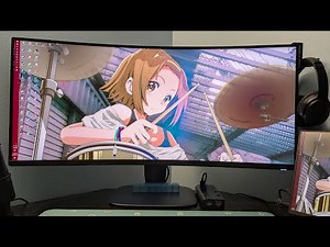 Alienware AW3425DWM 34" 180Hz Curved Ultrawide Gaming Monitor - Casual Unboxing and Demo