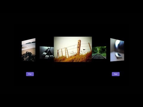 3D Rotating Image Gallery Using HTML CSS & JavaScript | 360° Image Carousel