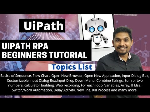 UiPath RPA Beginners Tutorial 2021 | By Rakesh