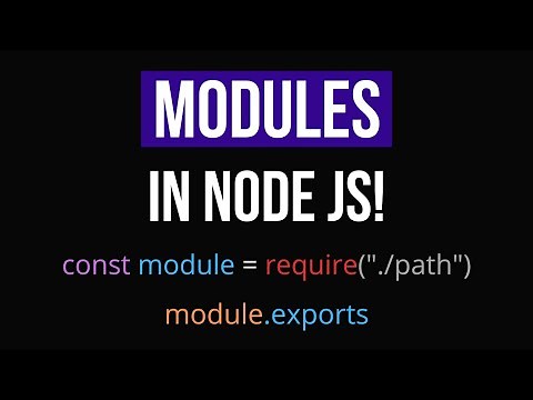 How to Import and Export Modules in Node JS (CommonJS)
