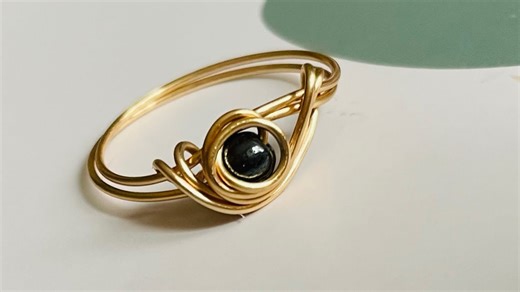Wire-wrapped ring tutorial: Easy DIY jewelry pattern for beginners