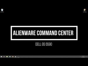 How to use Alienware Command Center on G5 5590