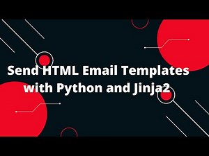 Python for Beginners #24: Send HTML Email Templates with Python and Jinja2 📧✨