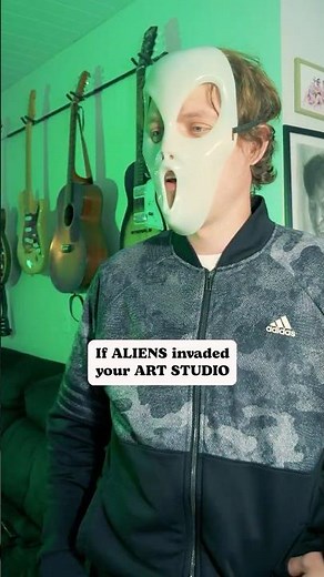 If ALIENS invaded your ART STUDIO