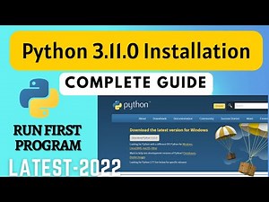 How to Install Python 3.11.0 on Windows 10/11 [ 2022 Update ] | Python Installation Complete Guide