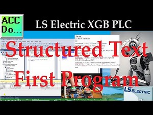 XGB PLC Structured Text (ST) First Program