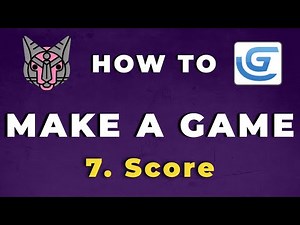 How To Make A Game with GDevelop - Score and UI (E07)