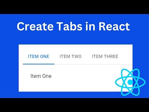 Create Tabs in React JS Example