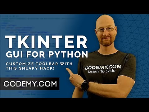 Custom Titlebar Hack! - Python Tkinter GUI Tutorial 188