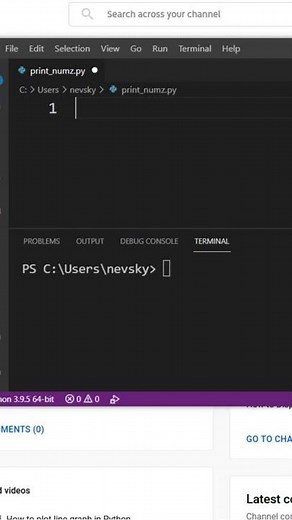 How to print numbers from 1 to 100 in Python #shorts